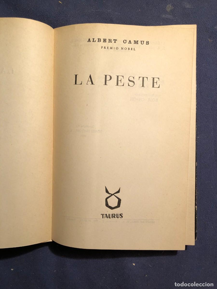 Libros de segunda mano: ALBERT CAMUS: - LA PESTE - (TAURUS. 1957) (TRADUCCI&Oacute;N DE ROSA CHACEL) - Foto 2