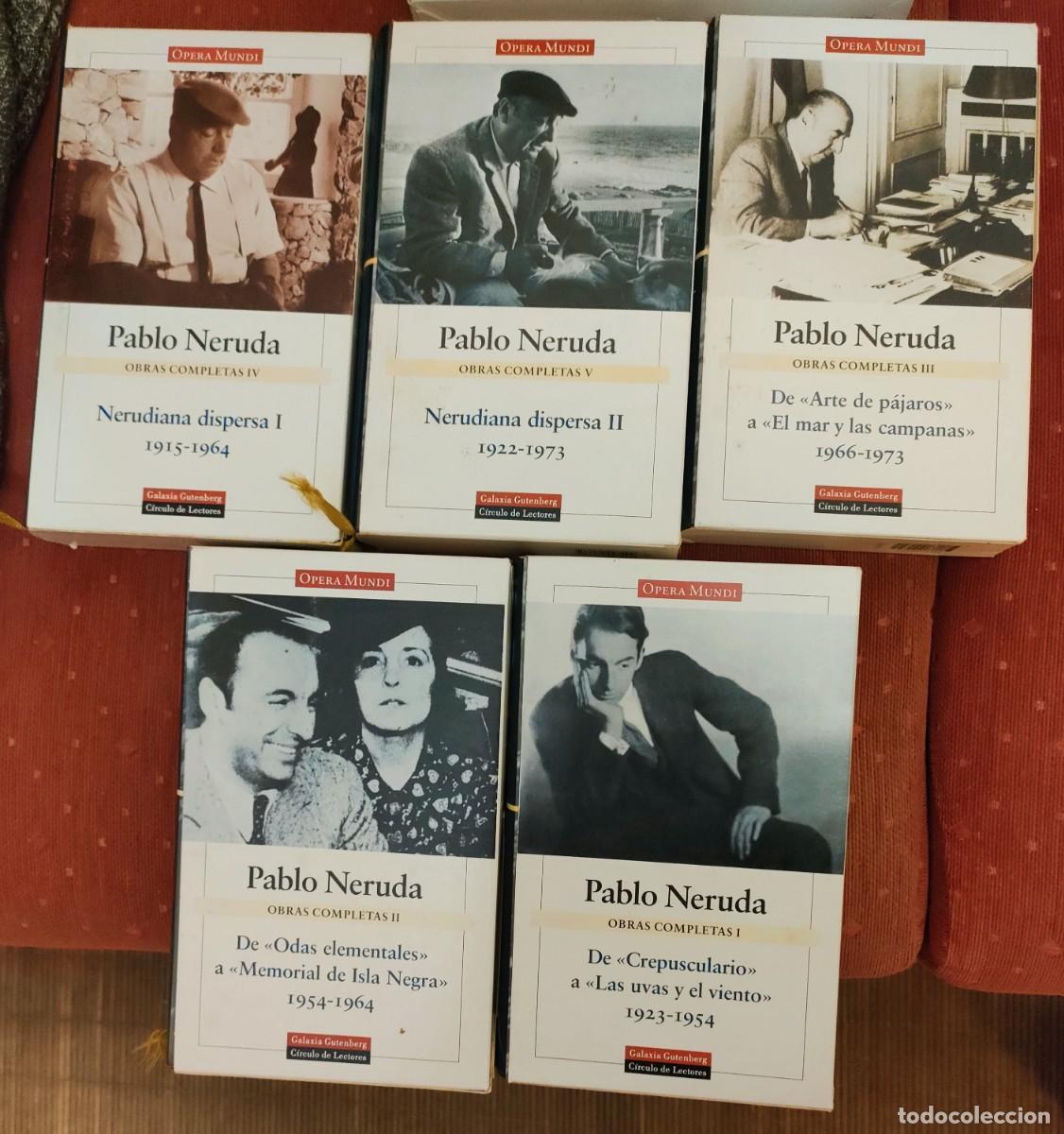 Libros de segunda mano: Pablo Neruda. OBRAS COMPLETAS. Galaxia Gutenberg, 1999 - Foto 2