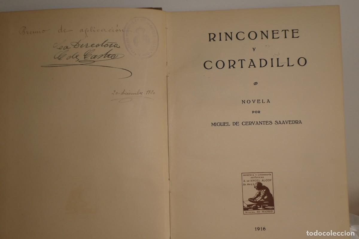 Libros de segunda mano: Rinconete y Cortadillo (1916) - Foto 2