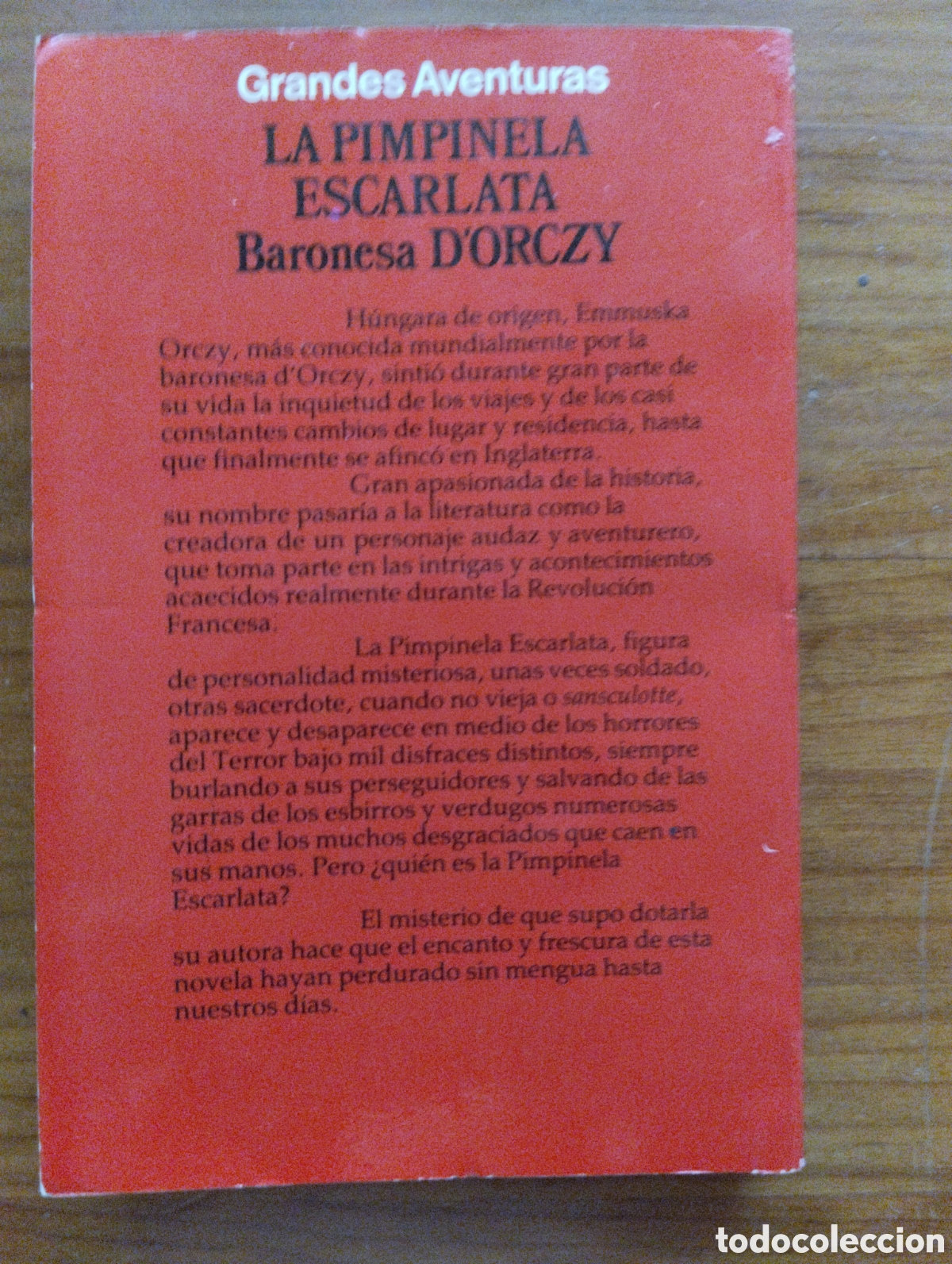 Libros de segunda mano: La pimpinela escarlata, Baronesa D&acute;Orczy, Forum - Foto 2