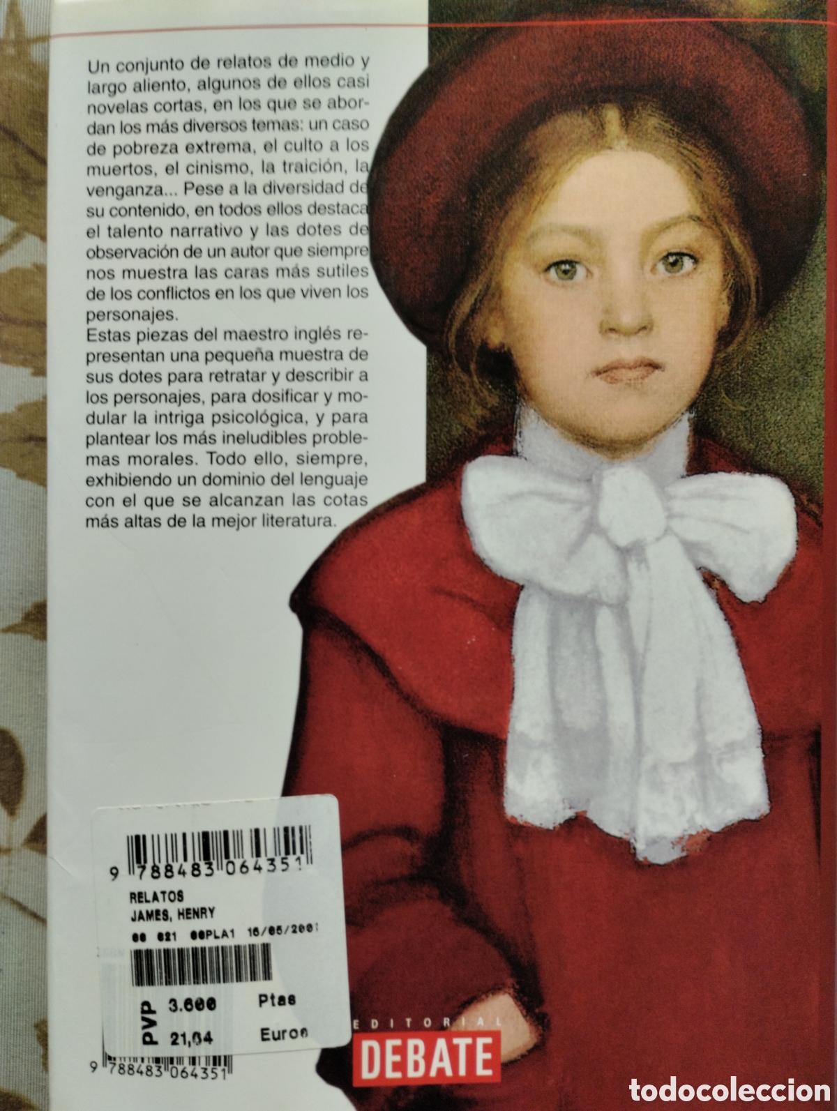 Libros de segunda mano: RELATOS, AUTOR: HENRY JAMES - Foto 2