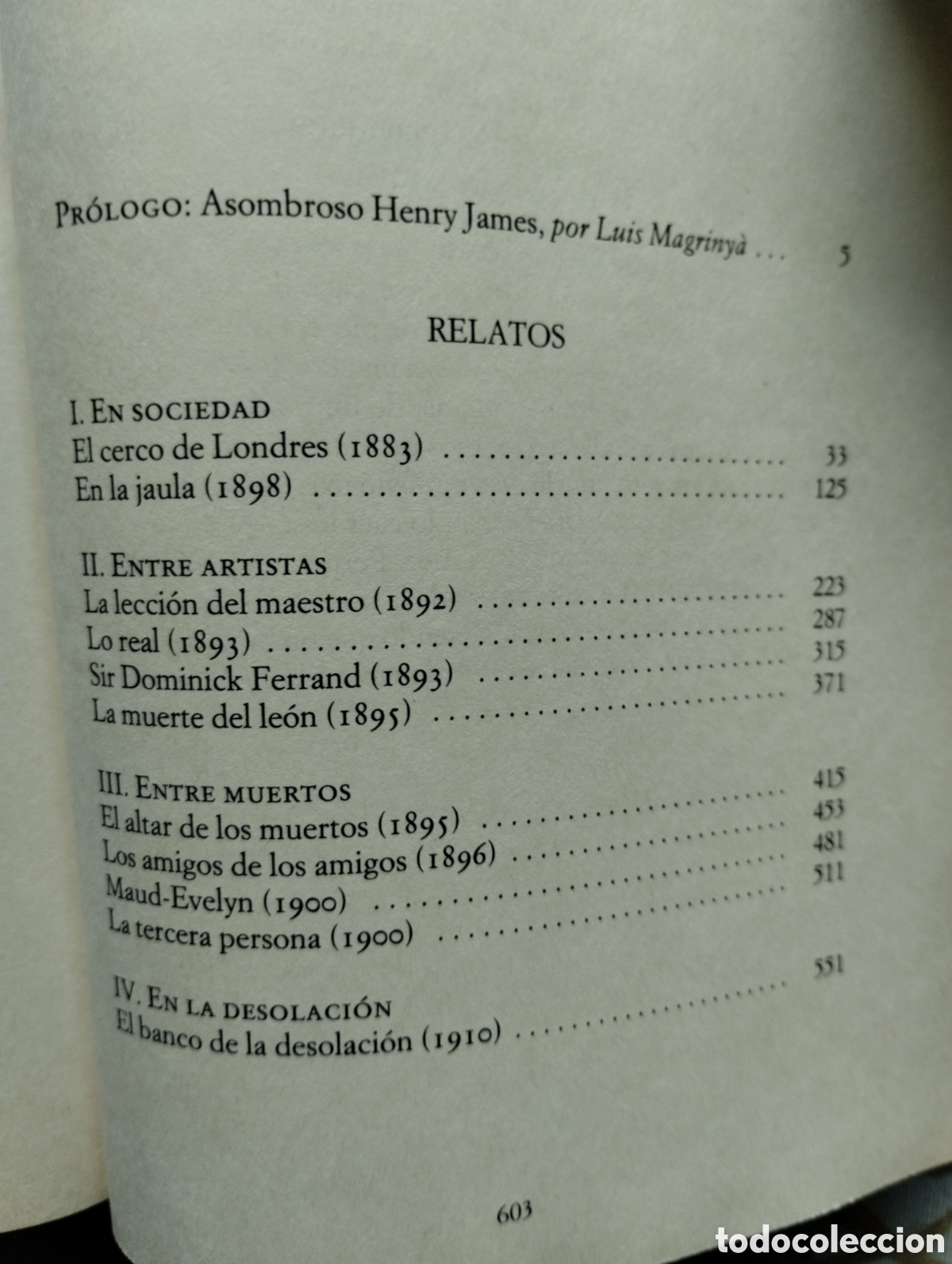 Libros de segunda mano: RELATOS, AUTOR: HENRY JAMES - Foto 3