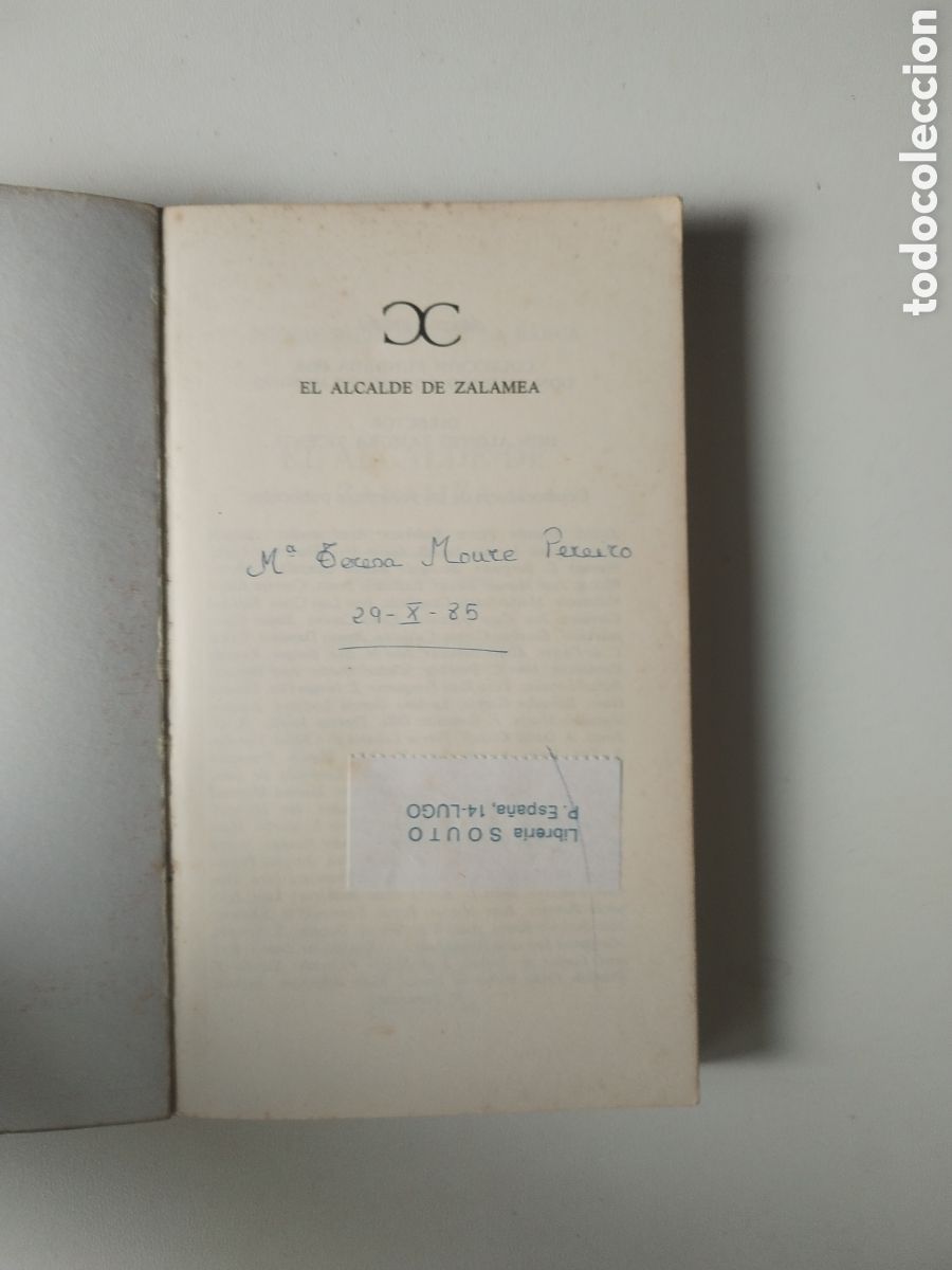Libros de segunda mano: EL ALCALDE DE ZALAMEA/PEDRO CALDER&Oacute;N DE LA BARCA - Foto 2