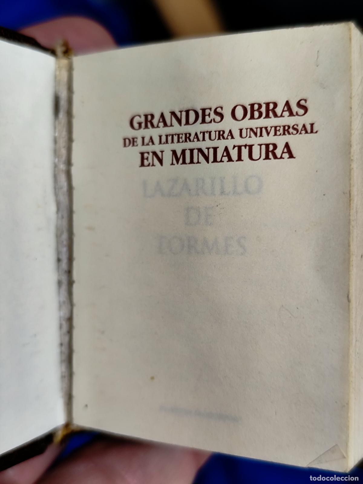 Libros de segunda mano: MINI LIBRO LAZARILLO DE TORMES PLANETA DAGOSTINI - Foto 2