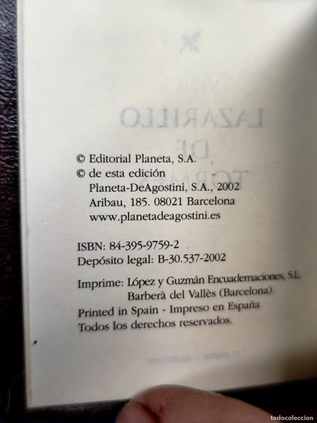 Libros de segunda mano: MINI LIBRO LAZARILLO DE TORMES PLANETA DAGOSTINI - Foto 3