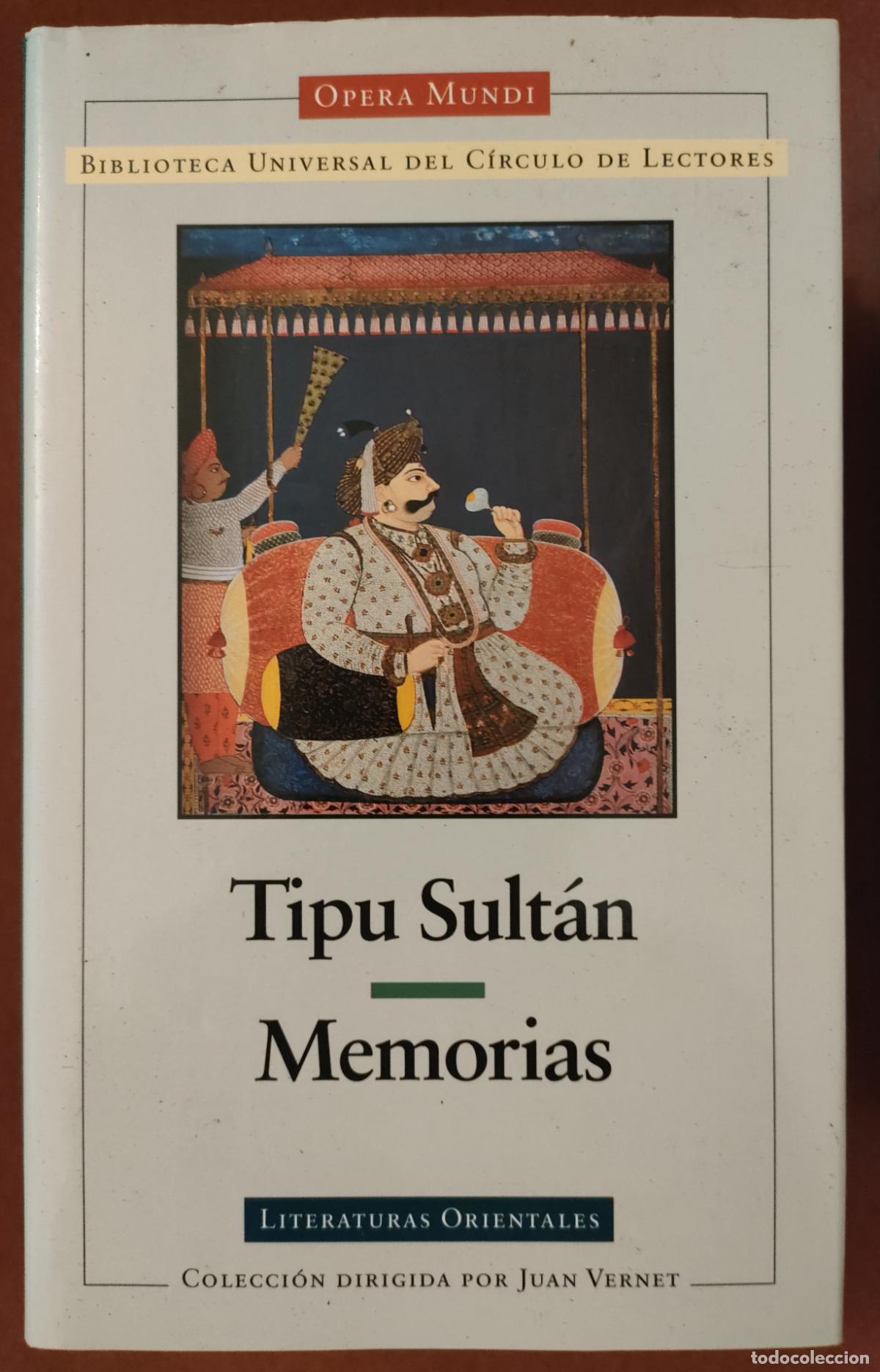 Second hand books: Tipu Sult&aacute;n. Memorias. 1998