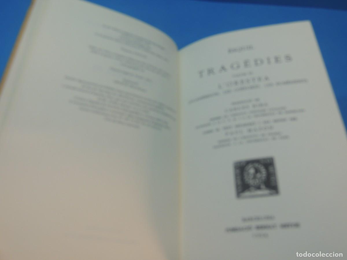 Libros de segunda mano: &Egrave;SQUIL. TRAG&Egrave;DIES VOLUM III. LORESTEA. (AGAM&Egrave;MNON. LES CO&Egrave;FORES. LES EUM&Egrave;NIDES) - Foto 4