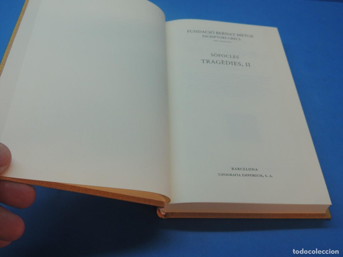 Libros de segunda mano: S&Ograve;FOCLES. TRAG&Egrave;DIES VOLUM II. &Agrave;IAX. EDIP REI - Foto 3