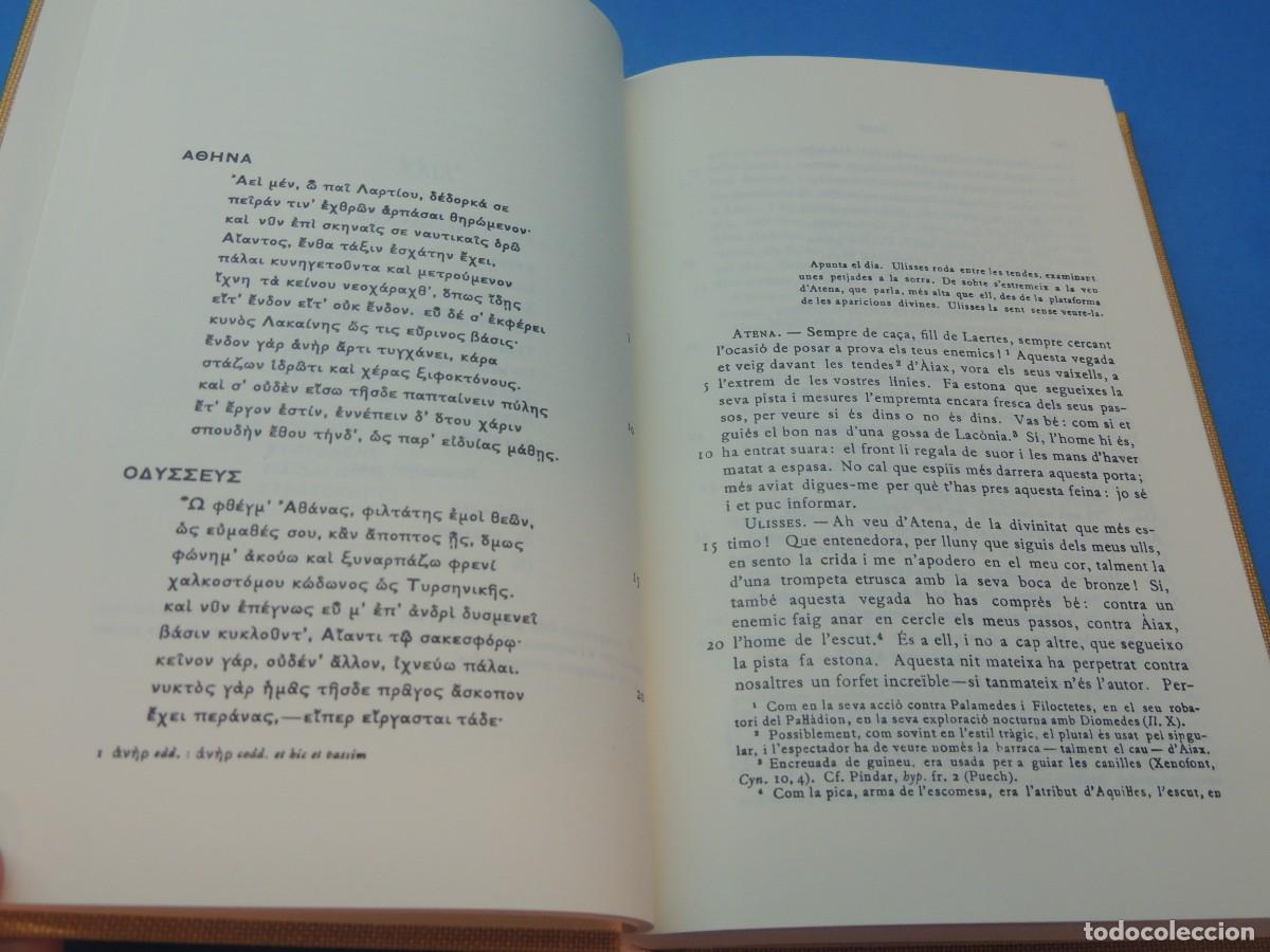 Libros de segunda mano: S&Ograve;FOCLES. TRAG&Egrave;DIES VOLUM II. &Agrave;IAX. EDIP REI - Foto 6