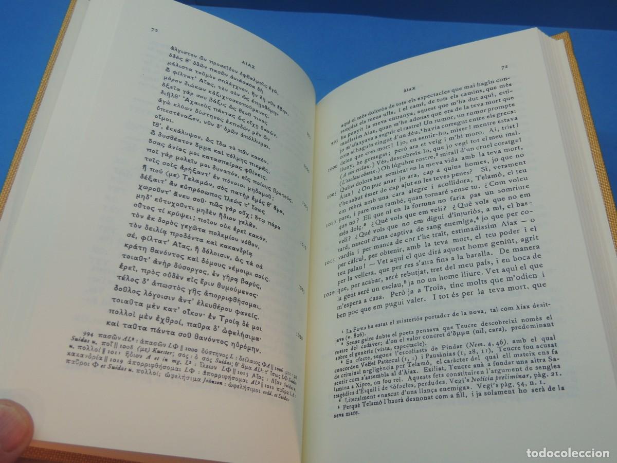 Libros de segunda mano: S&Ograve;FOCLES. TRAG&Egrave;DIES VOLUM II. &Agrave;IAX. EDIP REI - Foto 8