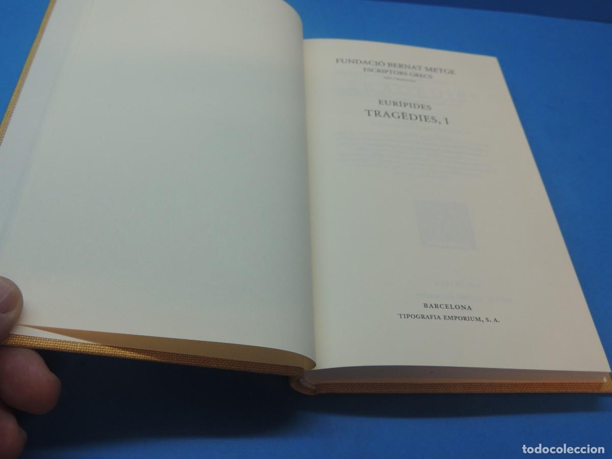 Libros de segunda mano: EUR&Iacute;PIDES.- TRAG&Egrave;DIES. VOLUM I. ALCESTIS - Foto 3