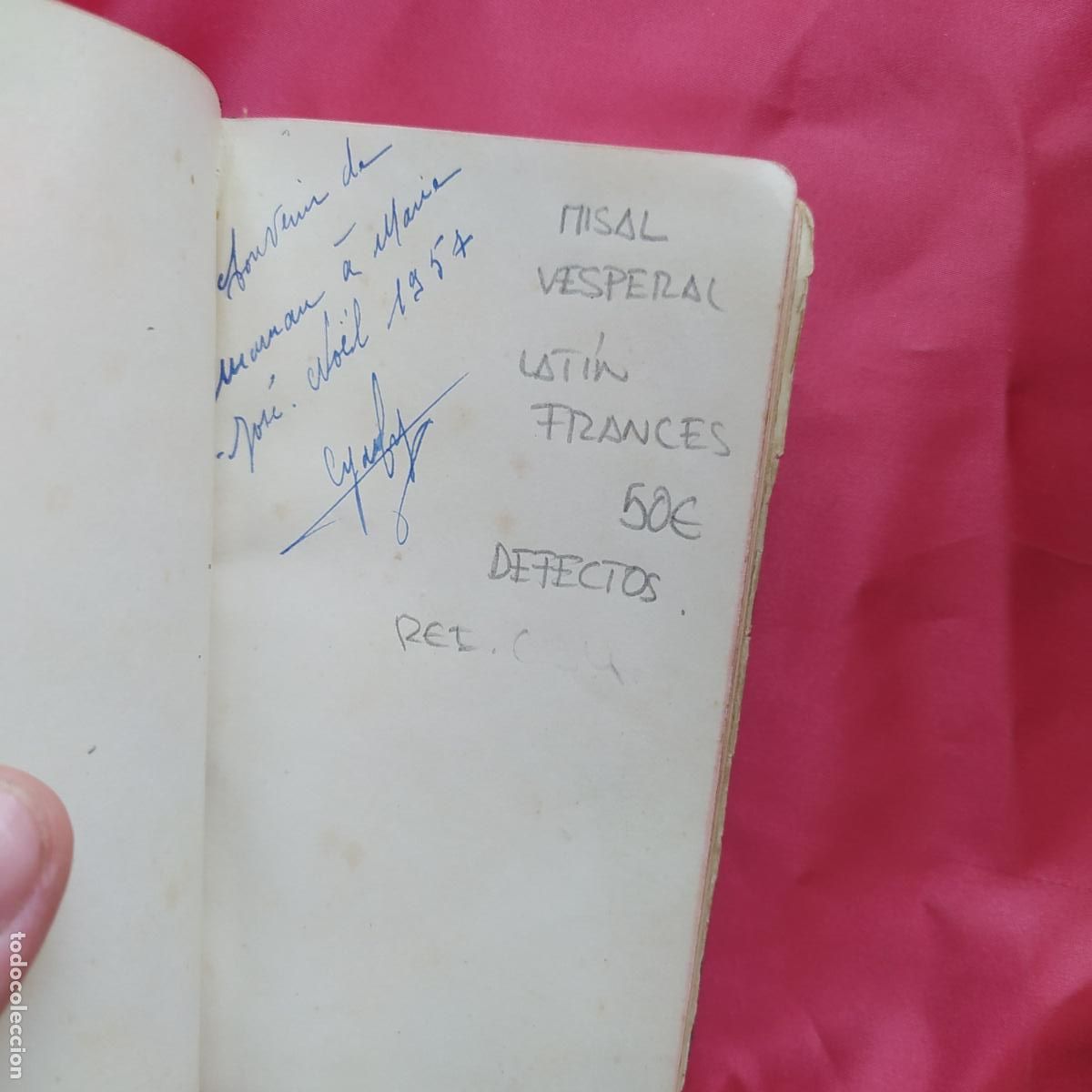 Libros de segunda mano: Missel-Vesp&eacute;ral Complet LAbee E.Bourceau 1956 Ed. Brepols Rei.728 - Foto 5