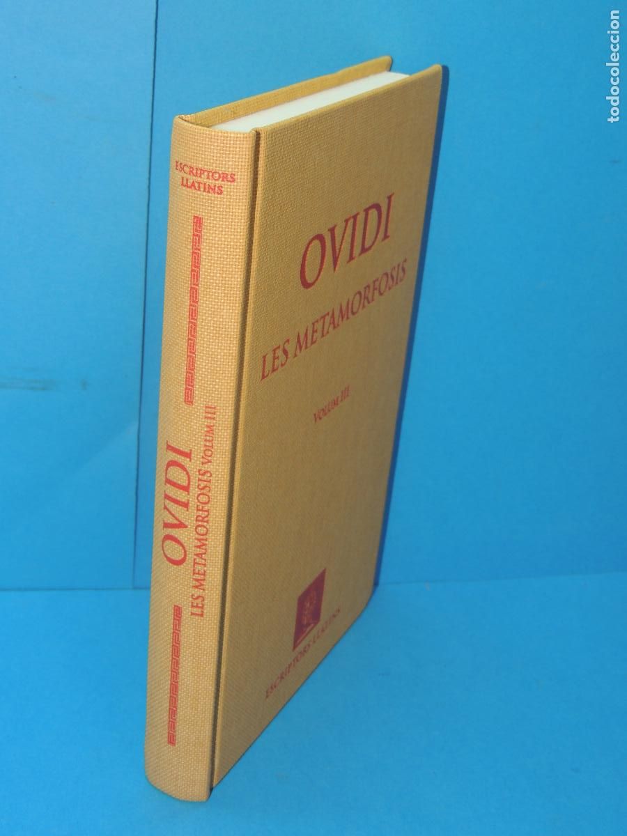 Libros de segunda mano: OVIDI.-LES METAMORFOSIS. VOLUM III. LLIBRES XI-XV