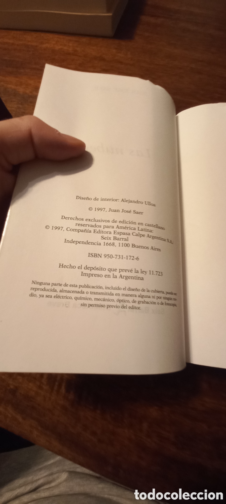 Libros de segunda mano: Las nubes, Juan Jos&eacute; Saer - Foto 2