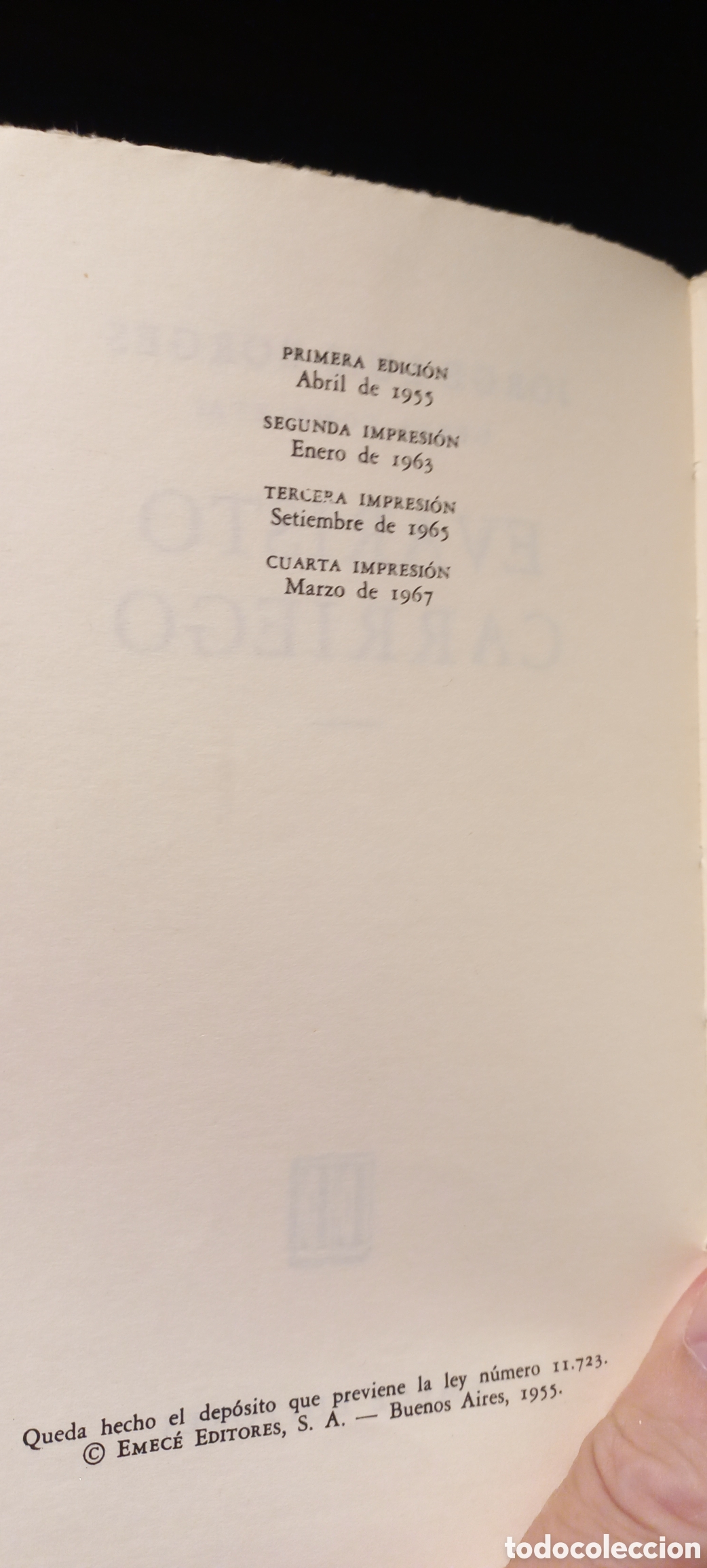 Libros de segunda mano: Evaristo Carriego, Jorge Luis Borges - Foto 2