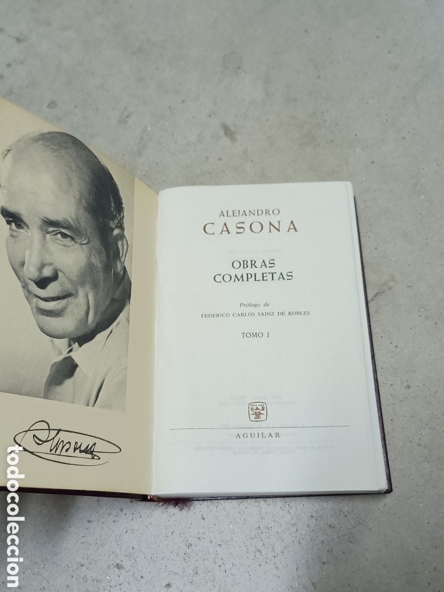 Libros de segunda mano: ALEJANDRO CASONA - OBRAS COMPLETAS I - ED. AGUILAR 1963 - Foto 5