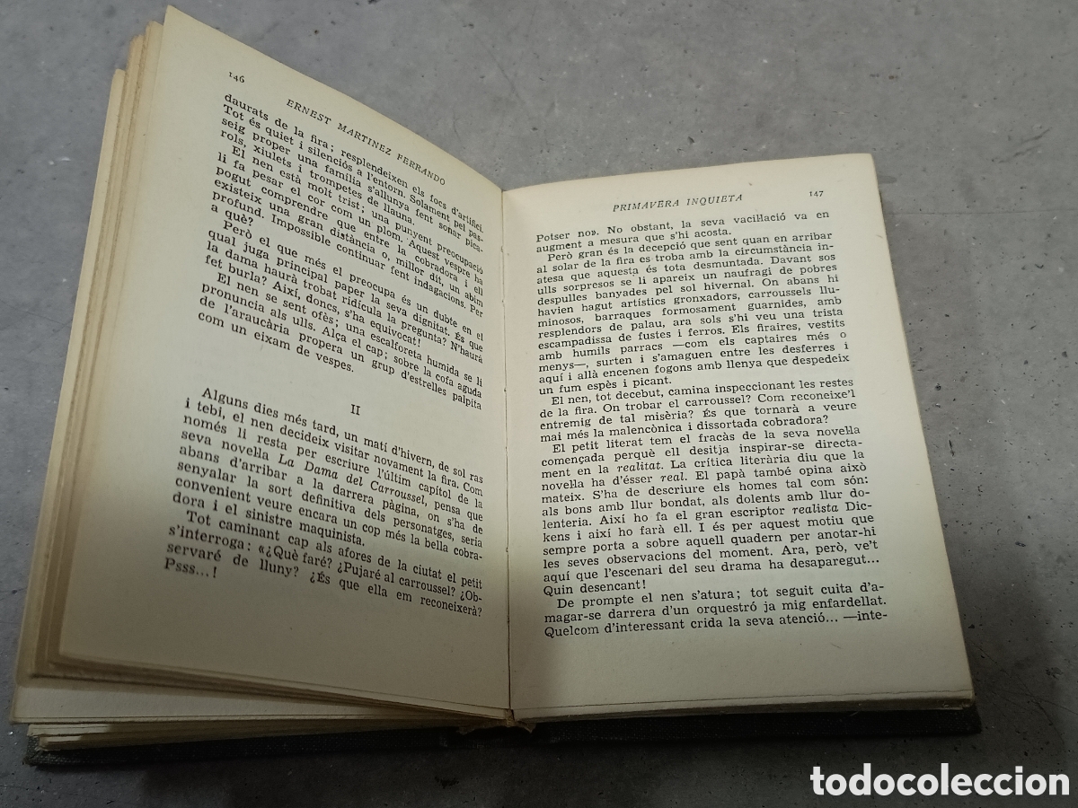 Libros de segunda mano: Primavera inquieta - Ernest Mart&iacute;nez Ferrando - Editorial Selecta 1947 - Catal&aacute;n - Foto 7