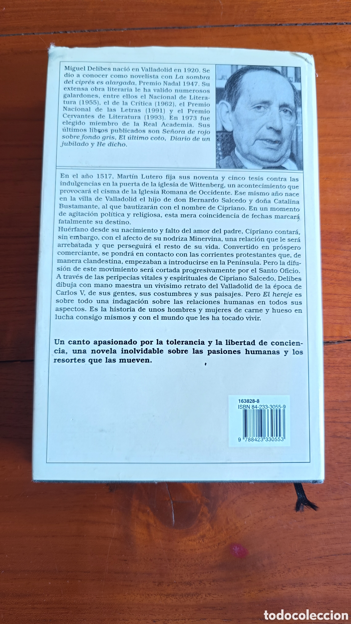 Libros de segunda mano: El Hereje de Miguel Delibes firmado - Foto 3