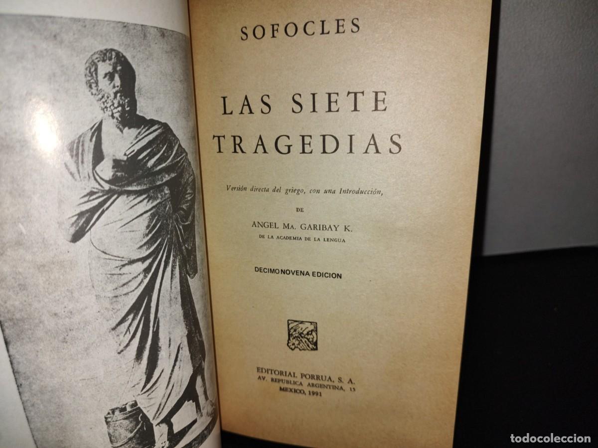 Libros de segunda mano: 109- S&Oacute;FOCLES. LAS SIETE TRAGEDIAS - EDITORIAL PORR&Uacute;A - Foto 3