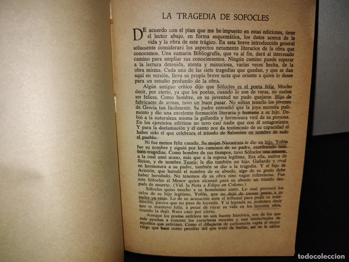 Libros de segunda mano: 109- S&Oacute;FOCLES. LAS SIETE TRAGEDIAS - EDITORIAL PORR&Uacute;A - Foto 5