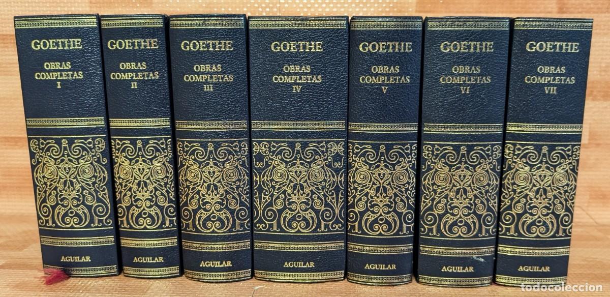 Libros de segunda mano: Goethe - Obras Completas - 7 Tomos - Aguilar (2004) (GR) - Foto 1