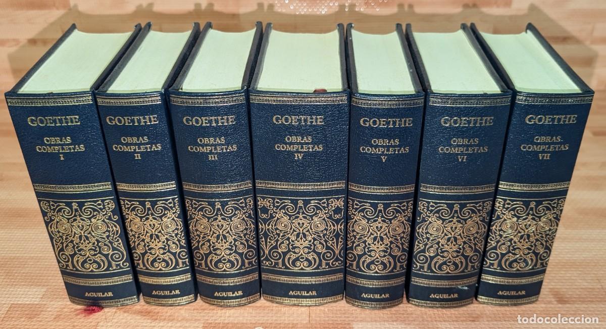Libros de segunda mano: Goethe - Obras Completas - 7 Tomos - Aguilar (2004) (GR) - Foto 2