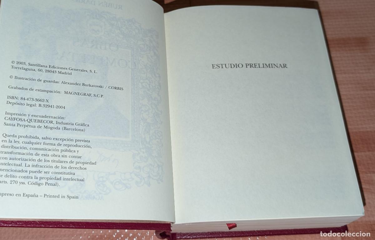 Libros de segunda mano: Ruben Dar&iacute;o - Obras completas - Aguilar (2004) (GR) - Foto 7