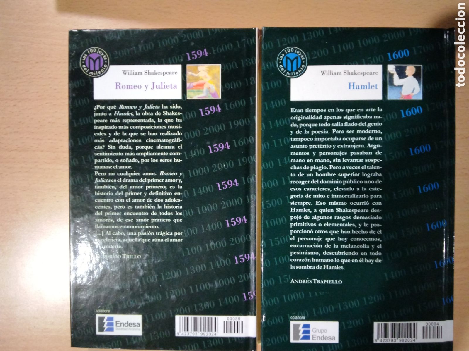 Libros de segunda mano: Lote dos libros.: Romeo y Julieta / Hamlet - Foto 2