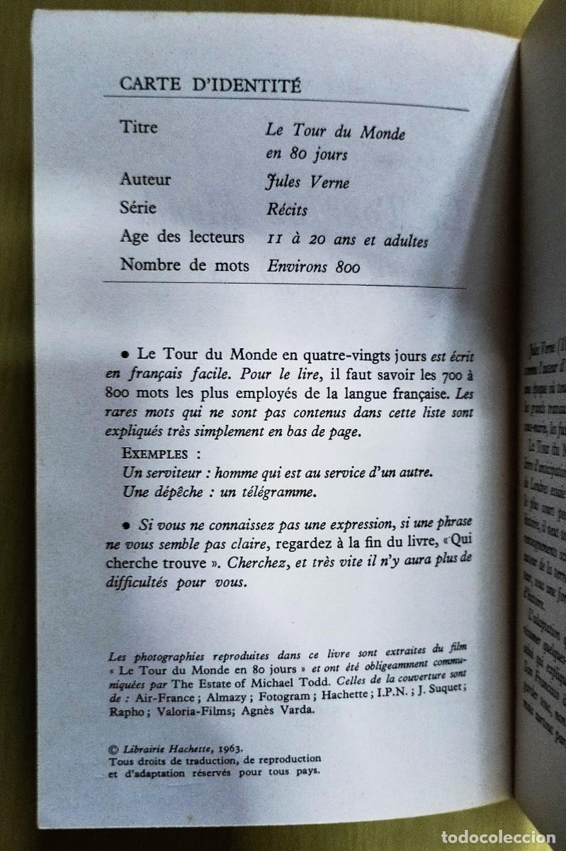 Libros de segunda mano: Le Tour du Monde en 80 Jours de Jules Verne - Foto 4