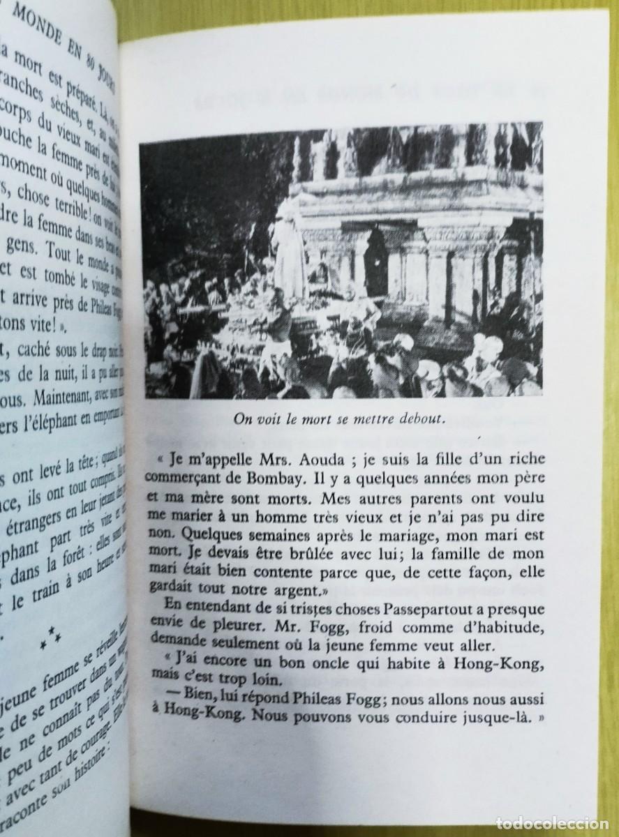 Libros de segunda mano: Le Tour du Monde en 80 Jours de Jules Verne - Foto 5