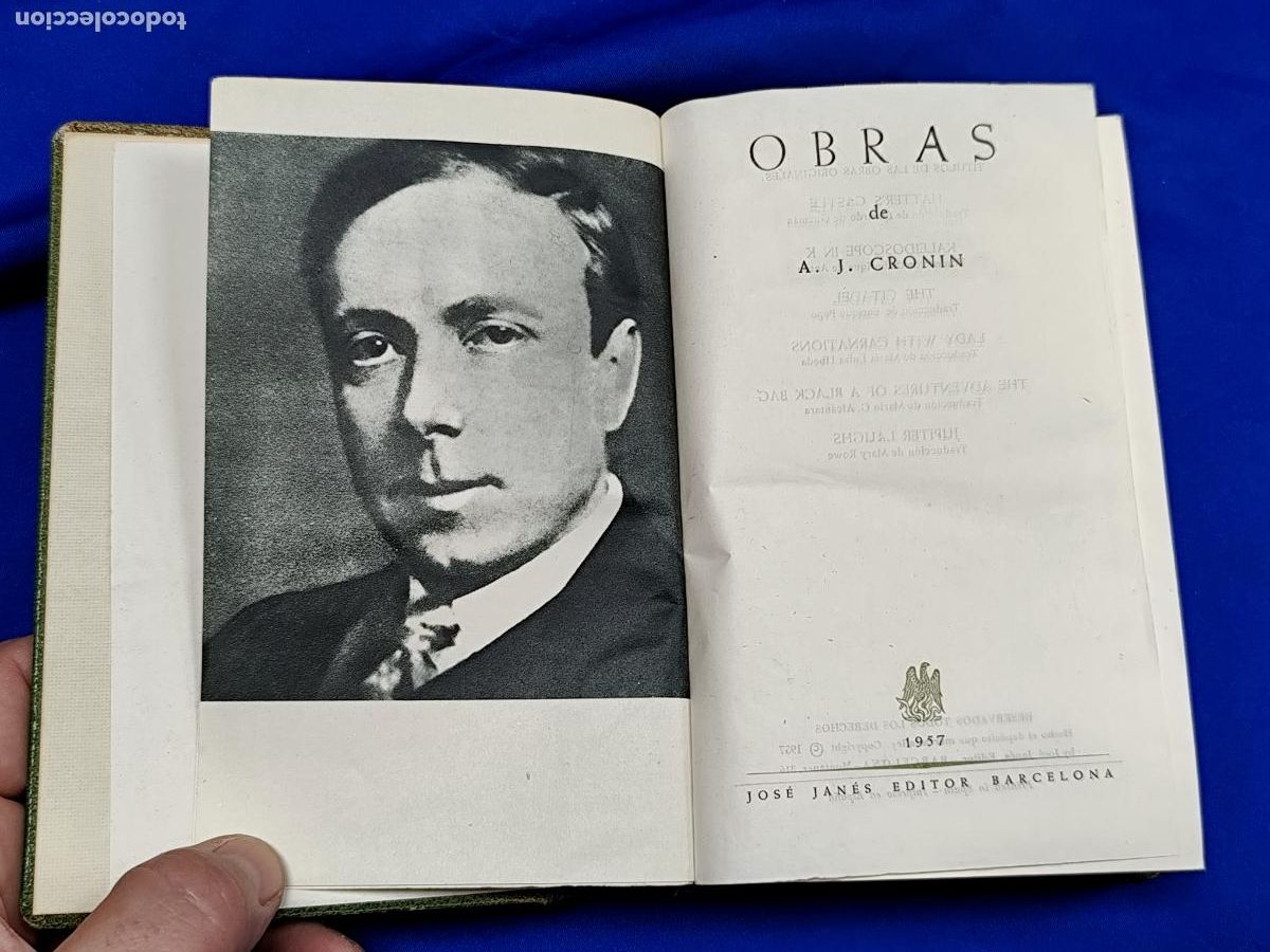 Libros de segunda mano: OBRAS. Cronin, Archibald Joseph 1957 - Foto 5