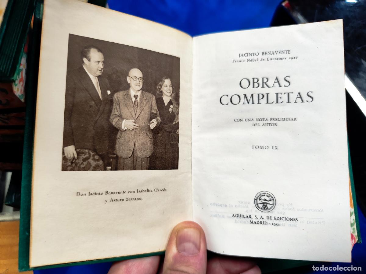 Libros de segunda mano: BENAVENTE OBRAS COMPLETAS AGUILAR EDICION JOYA - Foto 22