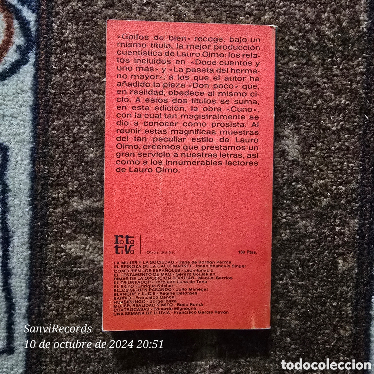 Libros de segunda mano: GOLFOS DE BIEN (LAURO OLMO) (ROTATIVA) - Foto 2