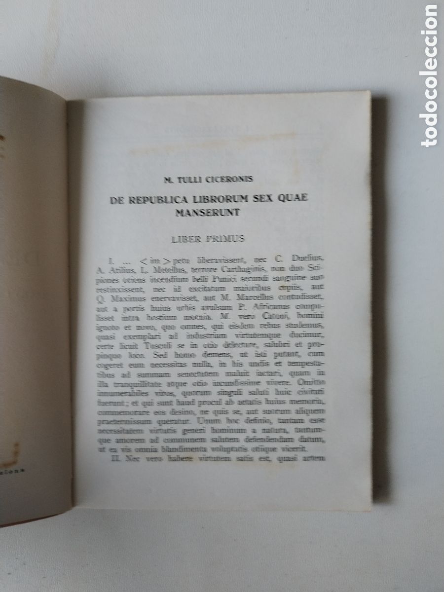 Libros de segunda mano: DE LA REPIBLICA TEXTO LATINO/CICERON - Foto 3