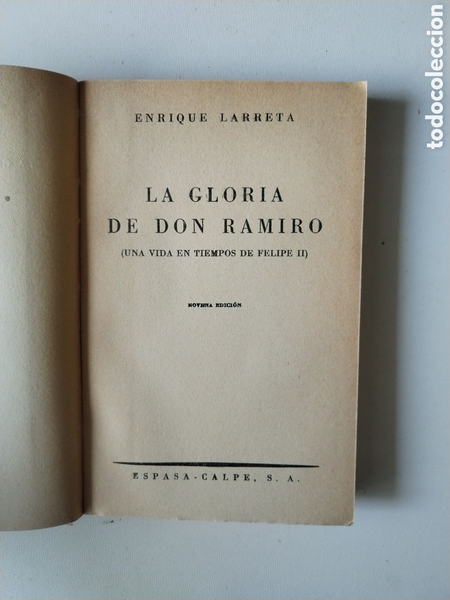 Libros de segunda mano: LA GLORIA DE DON RAMIRO/ENRIQUE LARREA - Foto 2