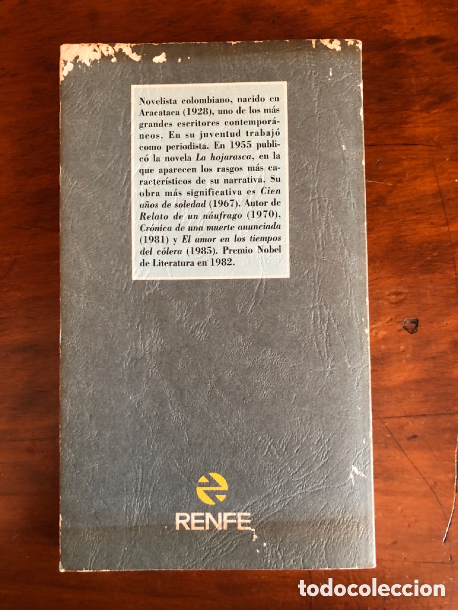 Libros de segunda mano: La hojarasca gabriel Garc&iacute;a M&aacute;rquez renfe - Foto 3