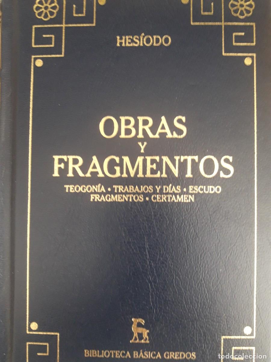 Libros de segunda mano: obras y fragmentos Hes&iacute;odo - Foto 1