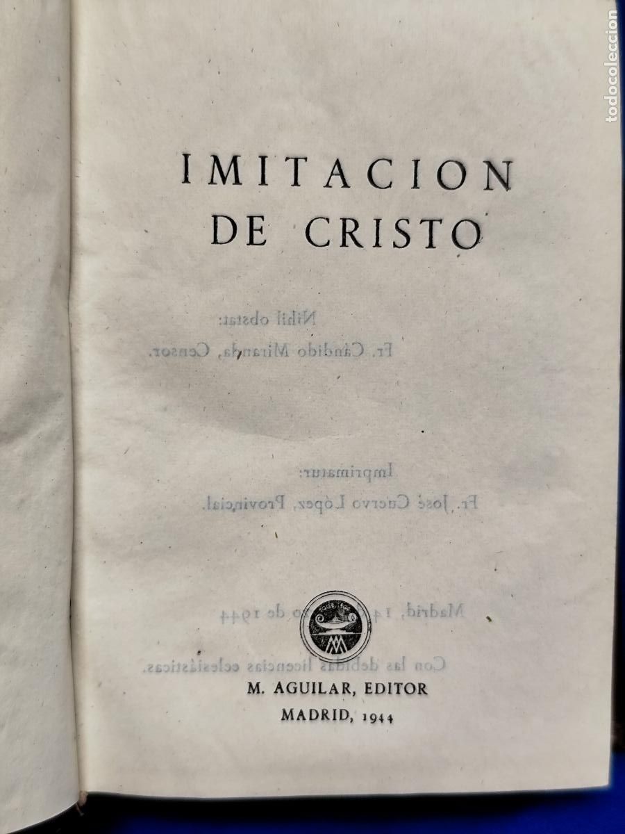 Libros de segunda mano: COLECCION CRISOL 57. IMITACI&Oacute;N DE CRISTO 1944 - Foto 6