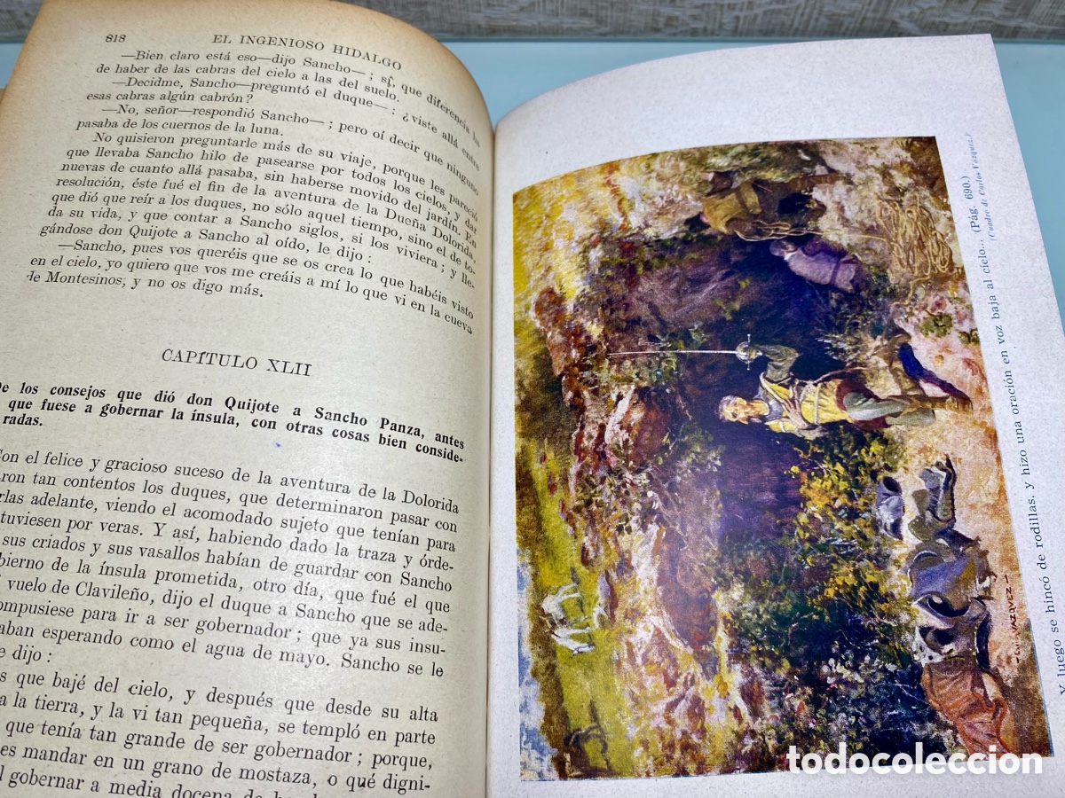 Libros de segunda mano: Libro Don Quijote de la Mancha. Ed.Sopena - 1940 - Foto 8