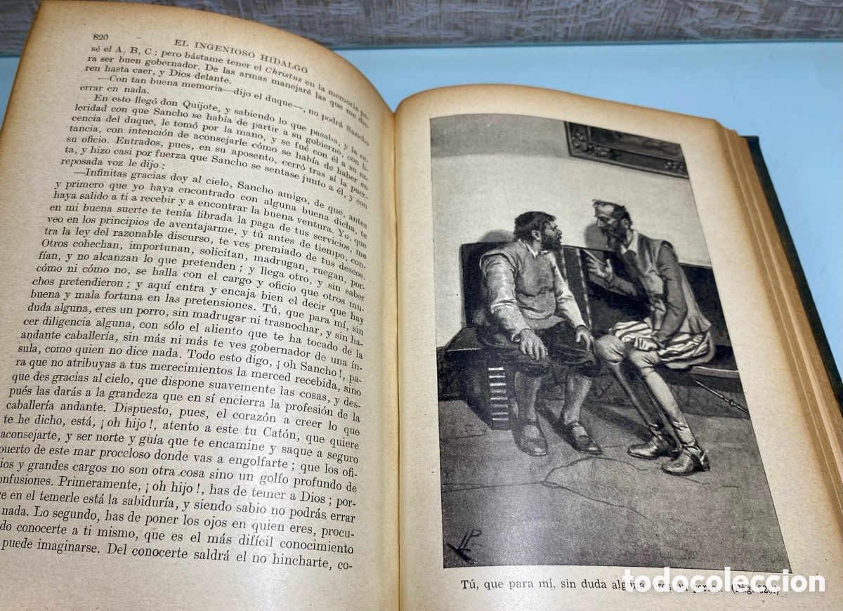 Libros de segunda mano: Libro Don Quijote de la Mancha. Ed.Sopena - 1940 - Foto 9