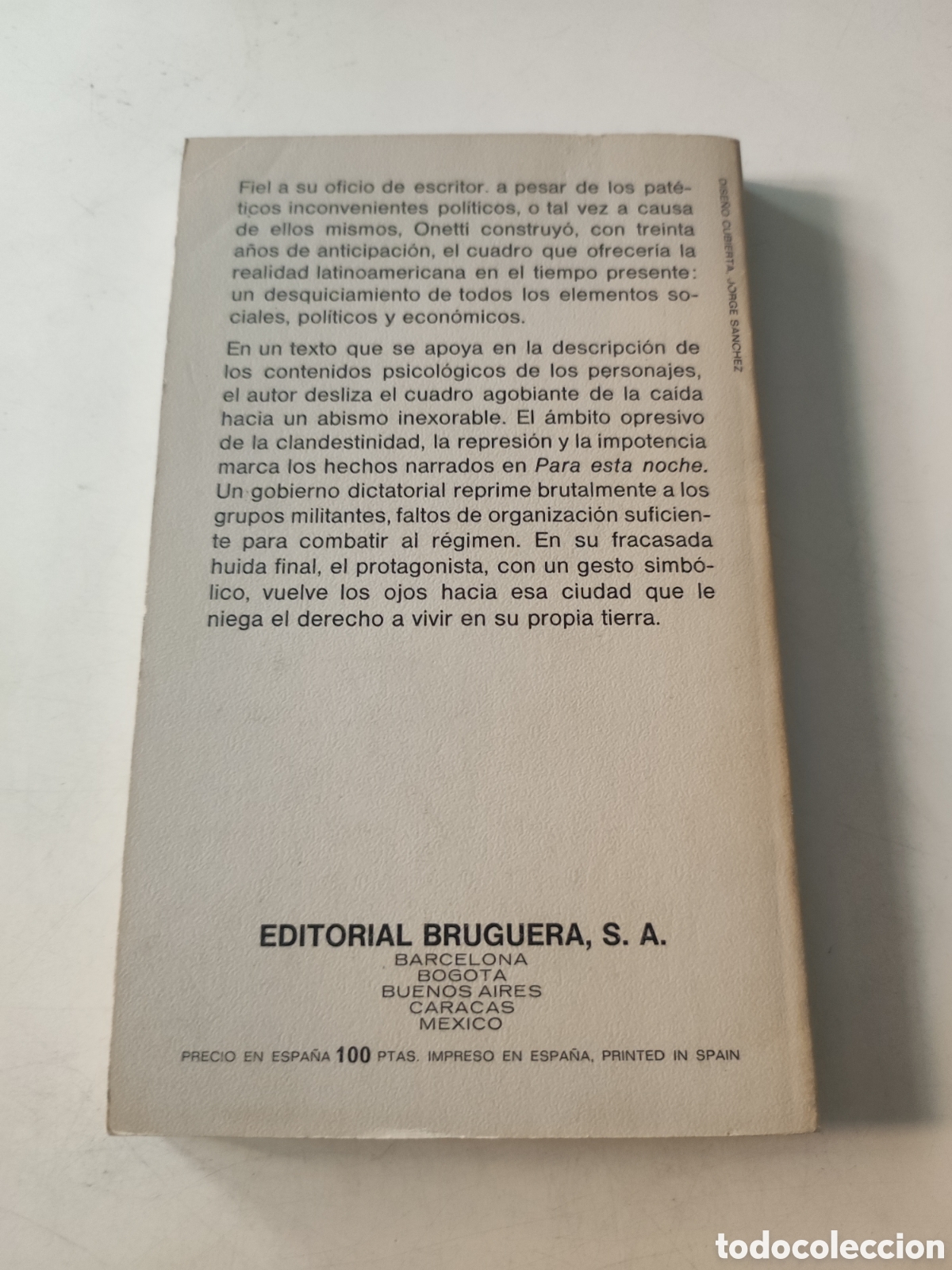 Libros de segunda mano: PARA ESTA NOHE .- J C Onetti - Foto 2