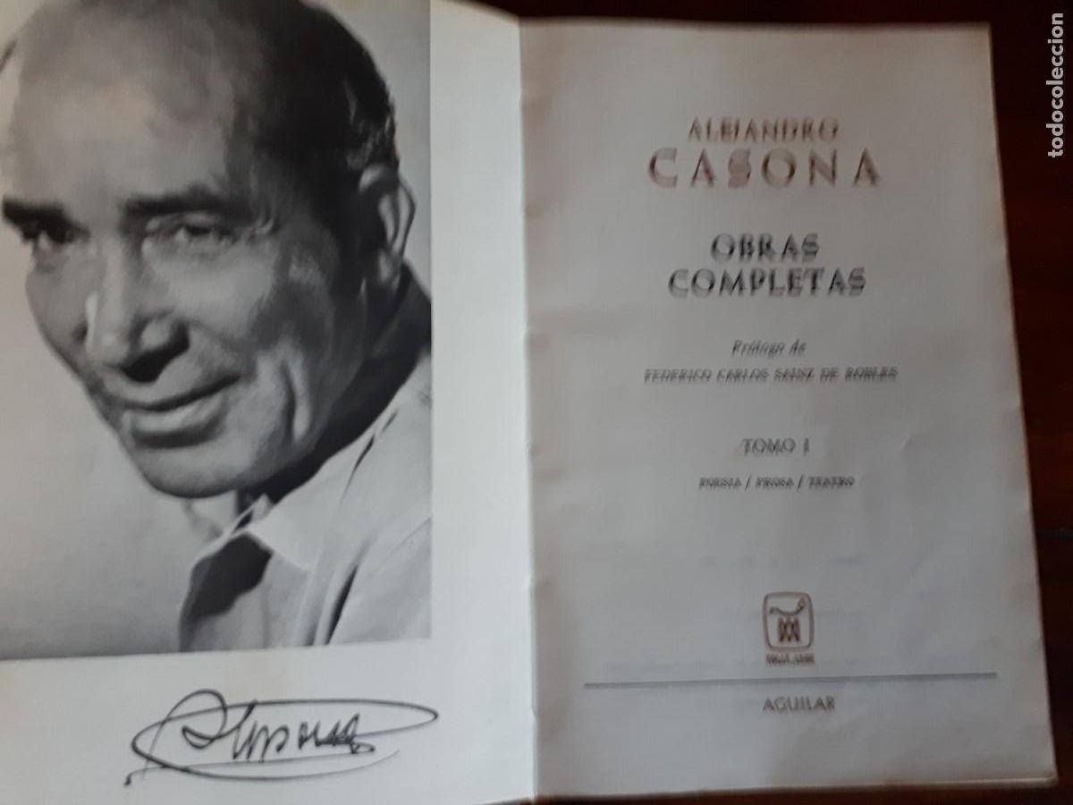 Libros de segunda mano: Obras Completas de Alejandro Casona 2 Tomos Aguilar 1969. - Foto 4