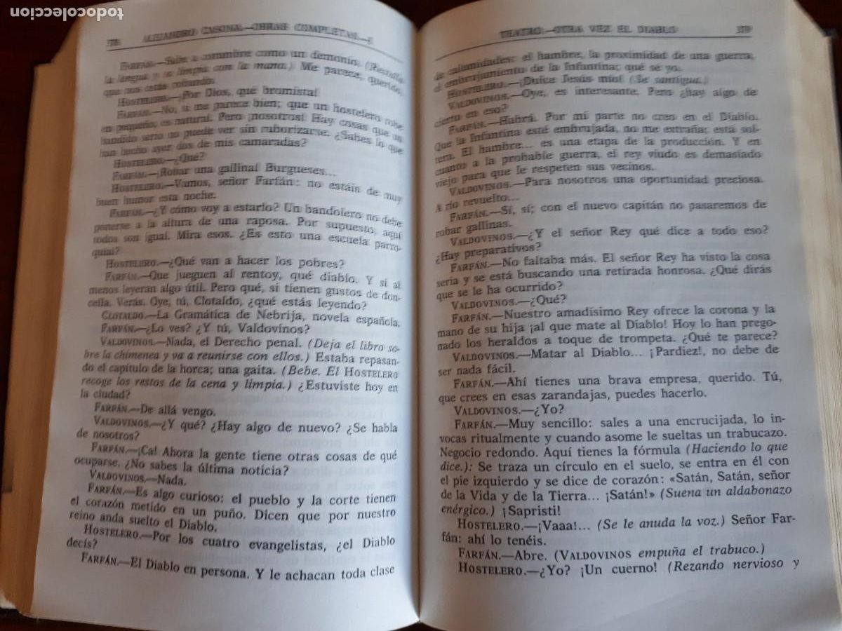 Libros de segunda mano: Obras Completas de Alejandro Casona 2 Tomos Aguilar 1969. - Foto 5