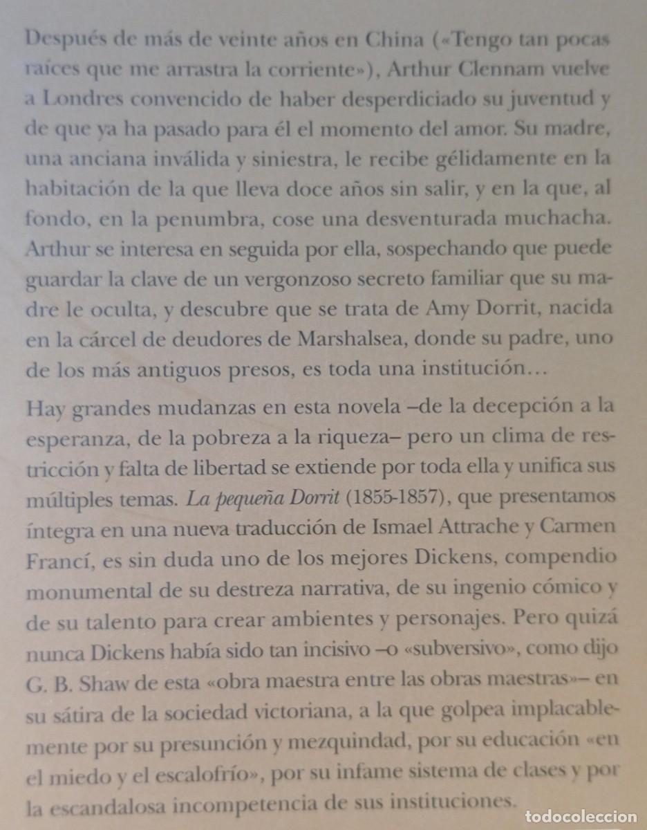 Libros de segunda mano: LA PEQUE&Ntilde;A DORRITT - CHARLES DICKENS - Foto 2