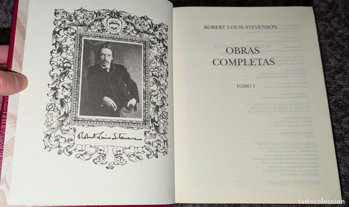 Libros de segunda mano: Stevenson - Obras completas - 4 Tomos - Aguilar (2005) - Foto 4