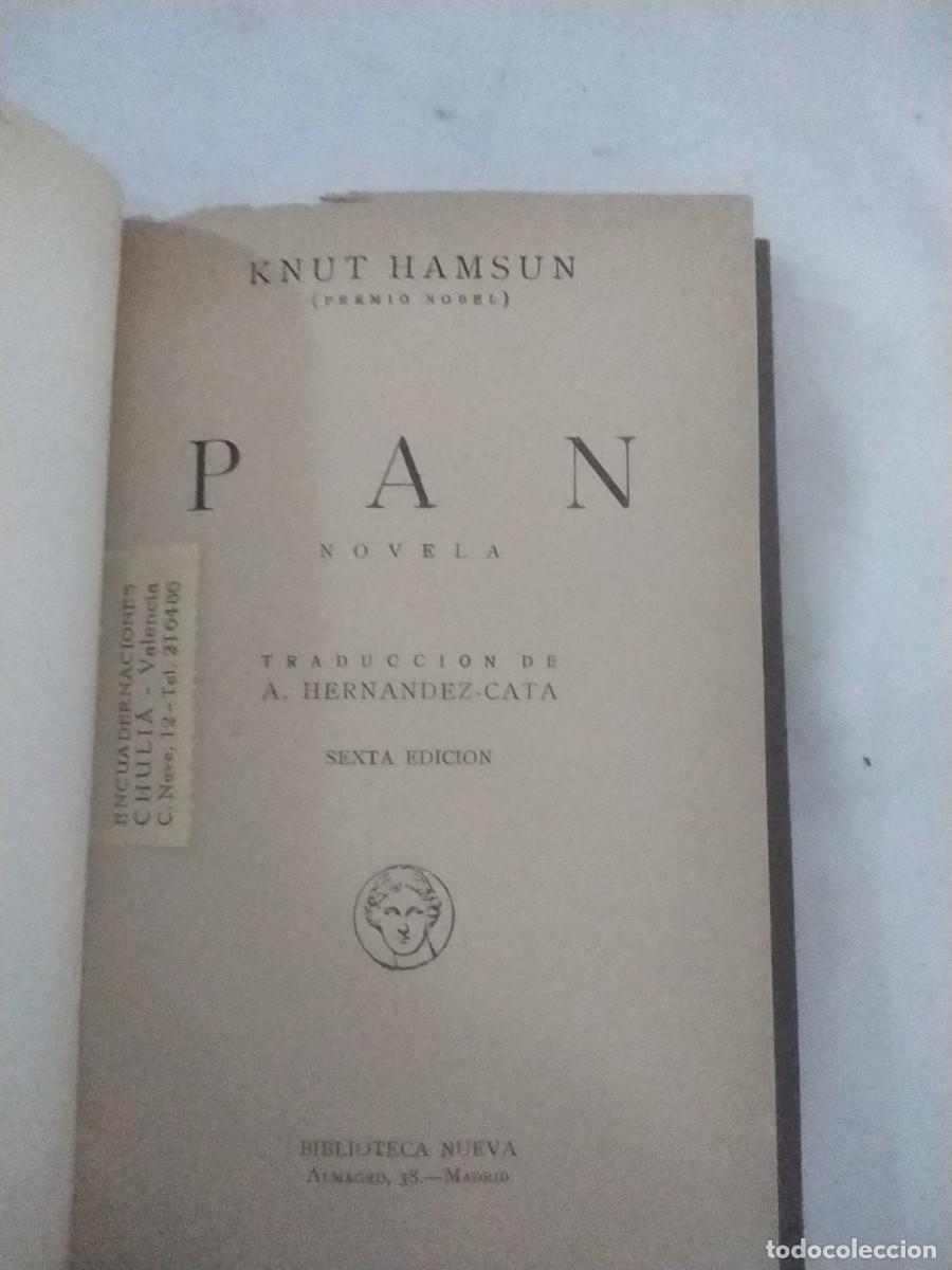 Libros de segunda mano: Knut Hamsun Pan edici&oacute;n encuadernada - Foto 1
