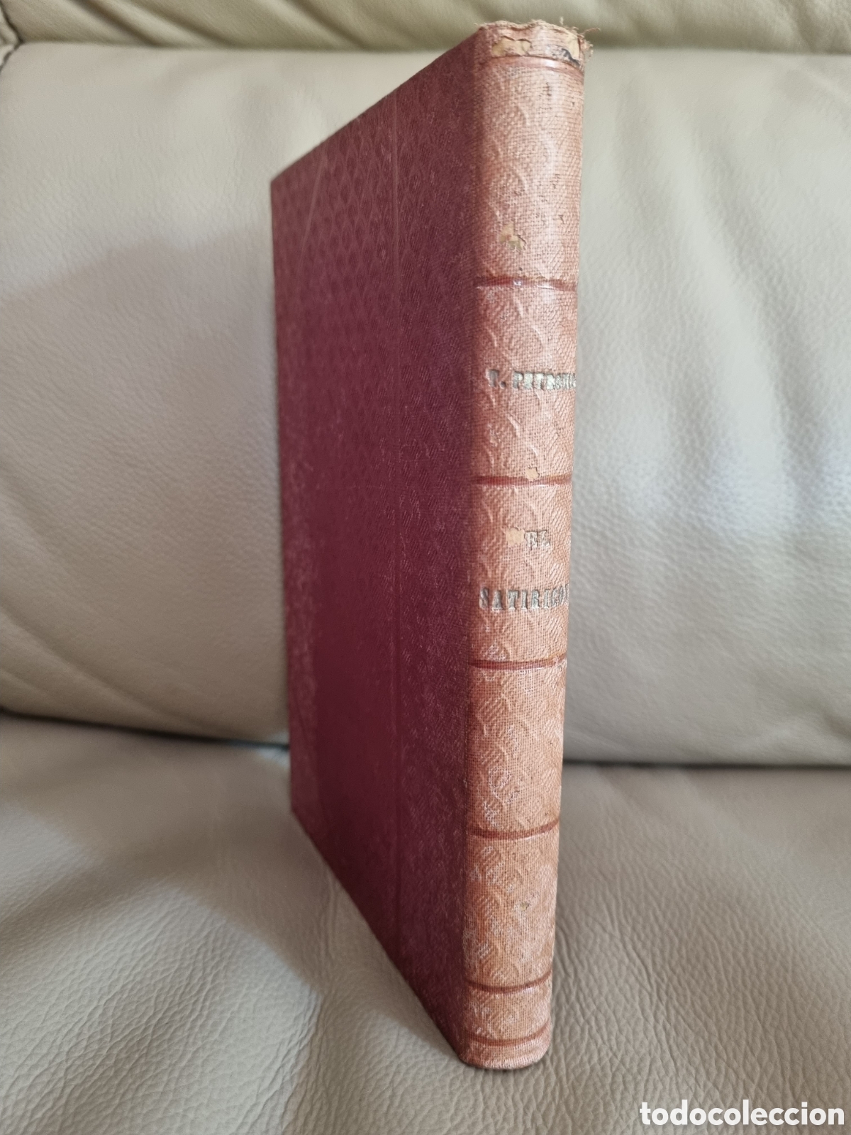 Libros de segunda mano: &rdquo;El satiric&oacute;n&rdquo; de Petronio Arbiter. Libro antiguo bien conservado. - Foto 3