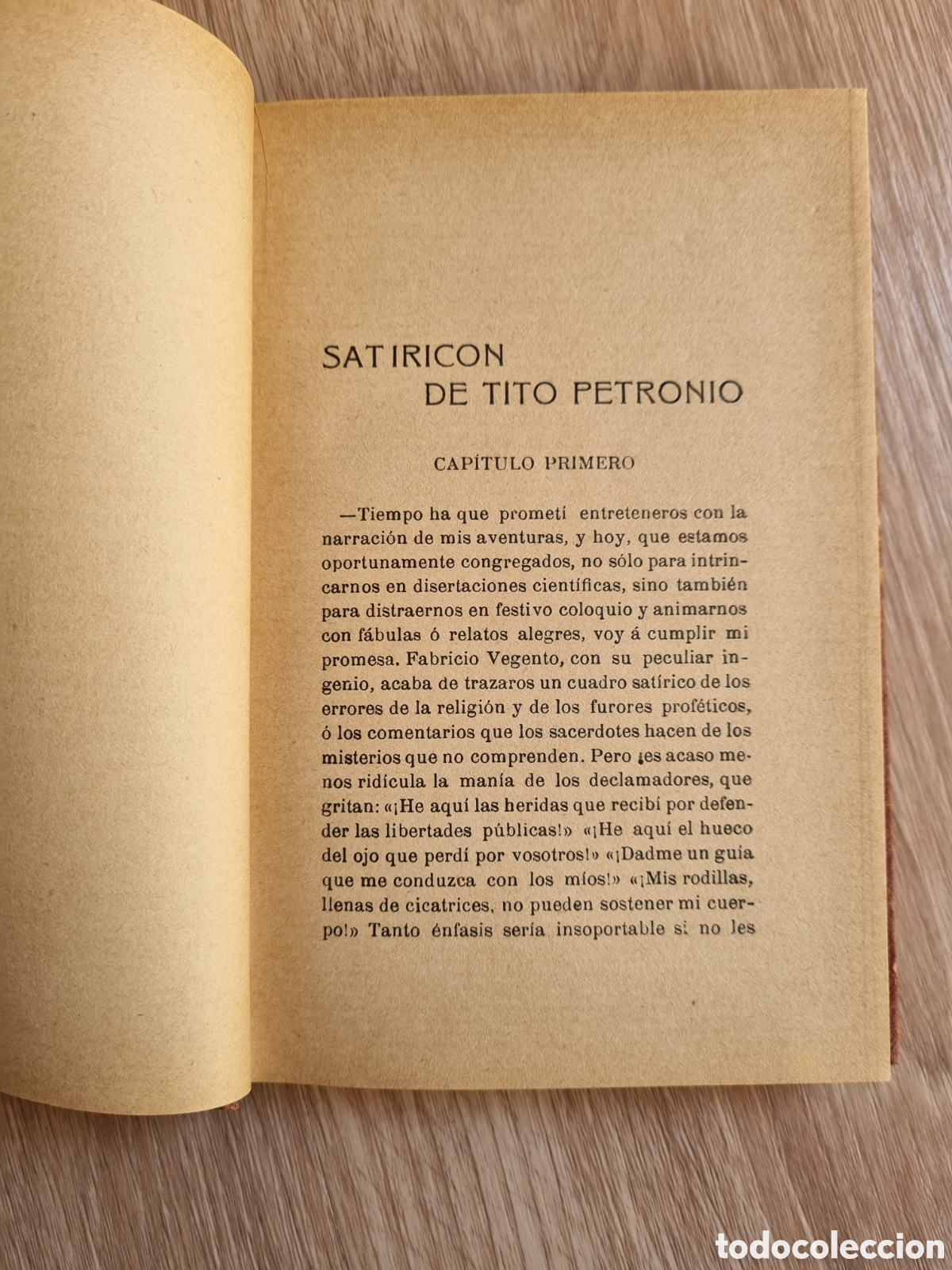 Libros de segunda mano: &rdquo;El satiric&oacute;n&rdquo; de Petronio Arbiter. Libro antiguo bien conservado. - Foto 6