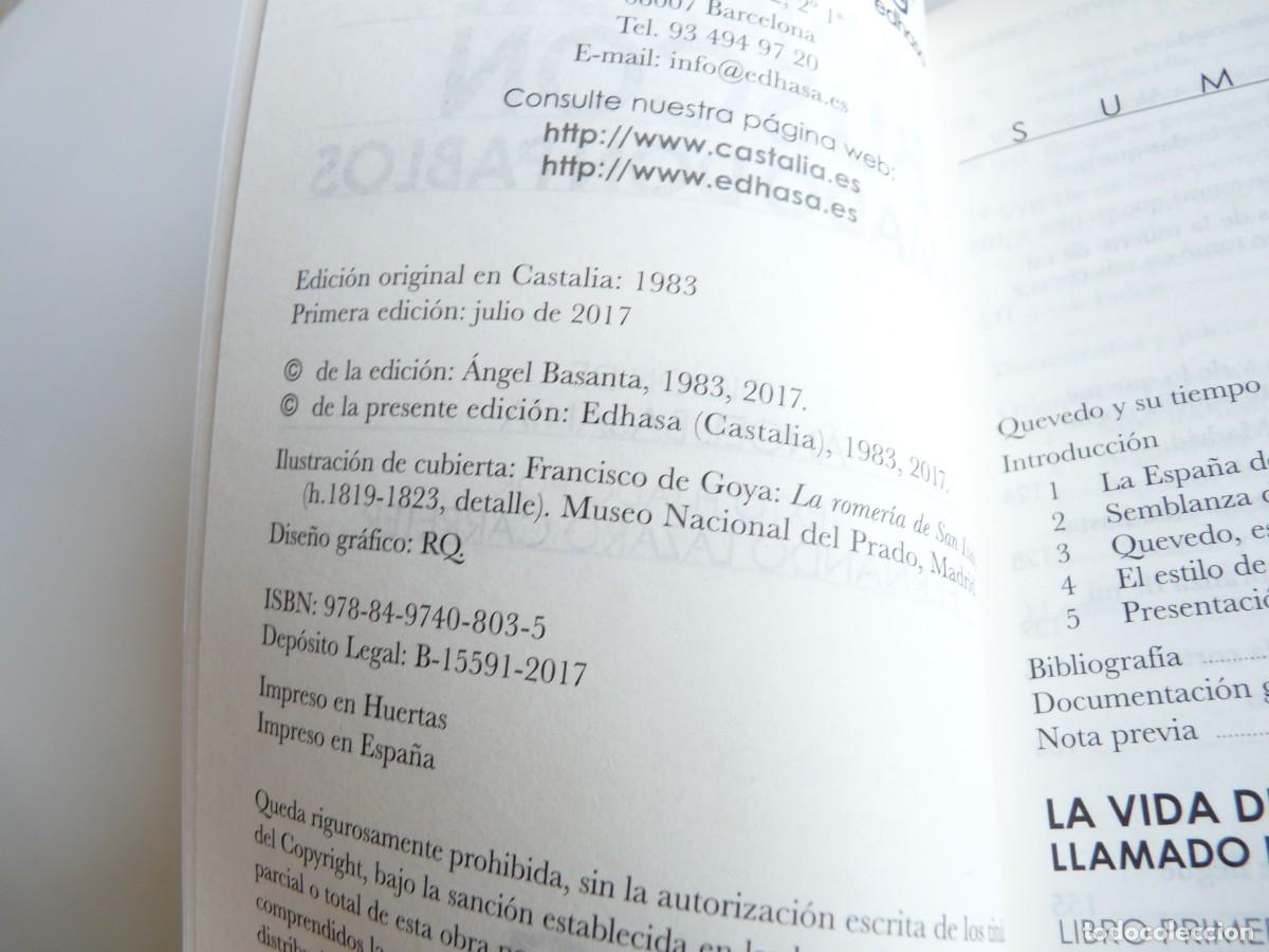 Libros de segunda mano: El Busc&oacute;n Francisco de Quevedo Ref: 3-486 - Foto 2