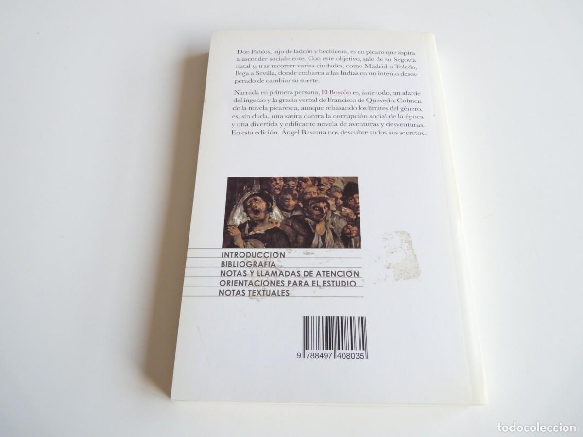 Libros de segunda mano: El Busc&oacute;n Francisco de Quevedo Ref: 3-486 - Foto 4
